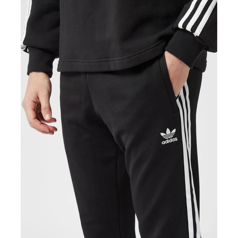 بنطلون  اديداس أسود مدبب مخطط  - 3