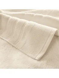 White Cotton Bath Sheet - 1