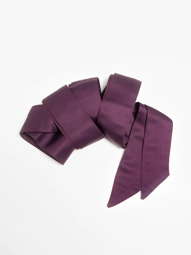 حزام ساتان طويل - 1