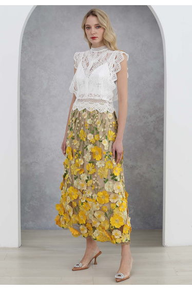 Your Sassy Start Sleeveless Crochet Lace Top in White