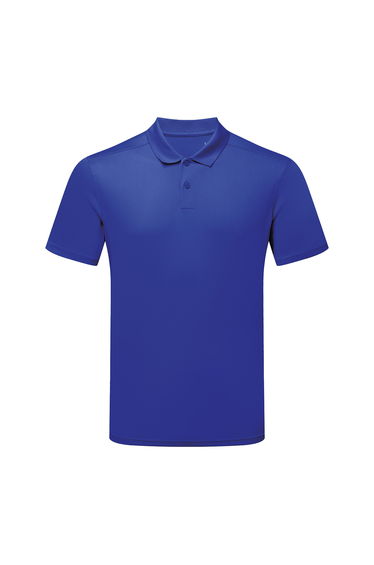 TriDri Mens Ion-Charge Panelled Polo Shirt - Royal Blue