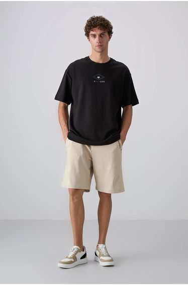 TOMMY Oversized Cotton-Blend Logo T-Shirt