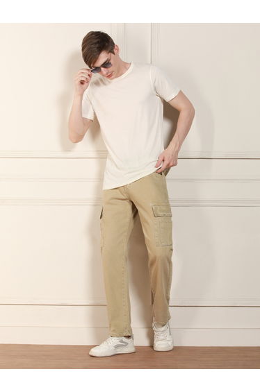 Relaxed Fit Cargo Jeans