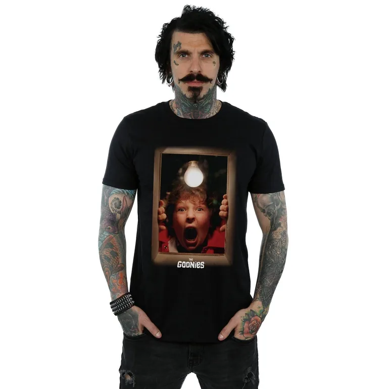 The Goonies Mens Chunk Scream T-Shirt - Black