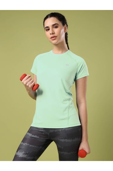 Solid Crew Neck Short Sleeve T-Shirt