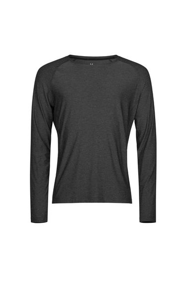 Tee Jays Mens CoolDry Long-Sleeved T-Shirt - Deep Green