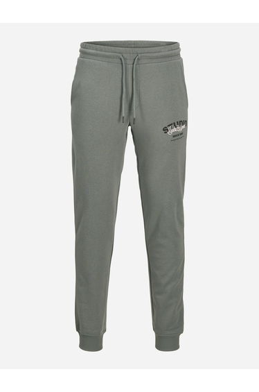 Charcoal Printed Cuffed Joggers