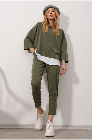 Two-Piece Set - Khaki - Regular fit