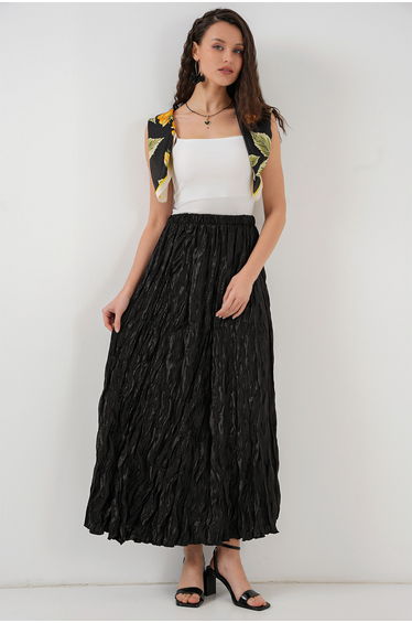 BDART Textured Maxi Skirt with Lining