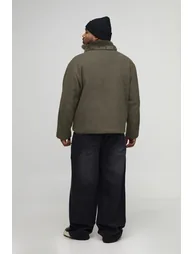 جاكيت بوهو مان أخضر - للمقاسات الكبيرة - 1