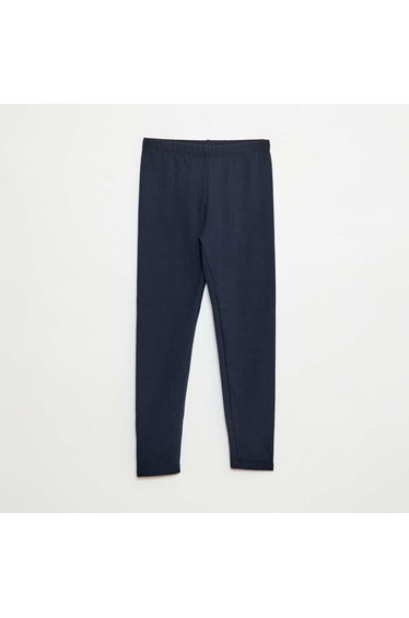 Warm Velvet-Lined Leggings BLUE