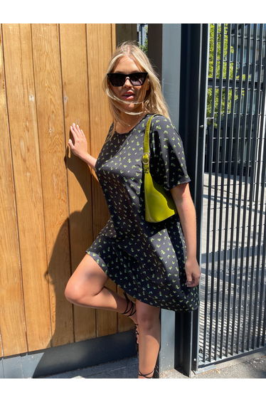 Rosebud Floral T-Shirt Mini-Dress
