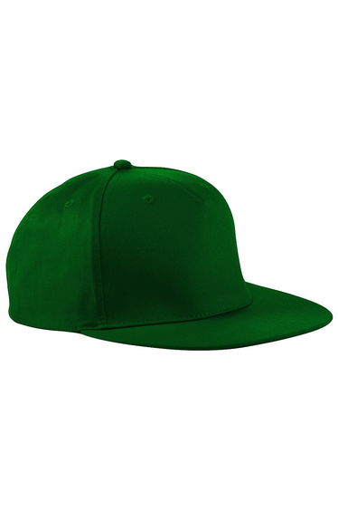 Beechfield Unisex 5 Panel Retro Rapper Cap - Bottle Green