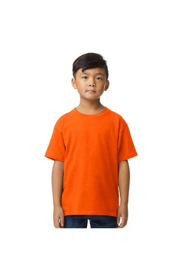 Gildan Childrens/Kids Midweight Soft Touch T-Shirt - Orange