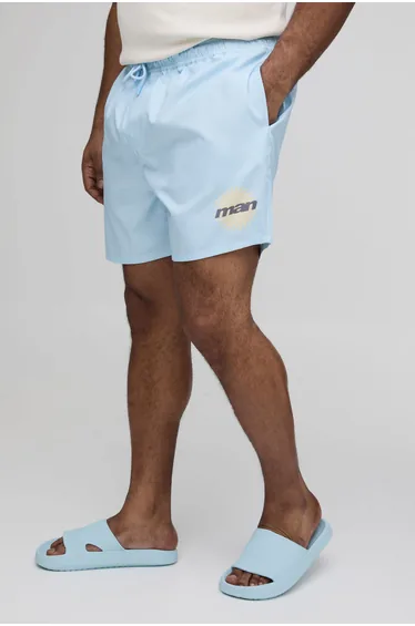 شورت سباحة بوهو باللون الأزرق