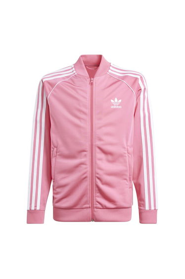 Girl's adidas Originals Juniors Adicolor SST Track Jacket in Pink