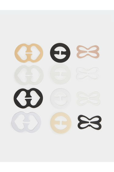 12-Pieces Multi Shape Bra Back Converter