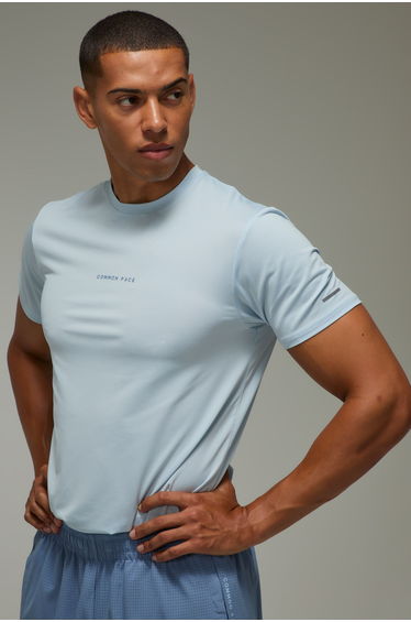 Common Pace Running Regular Fit T-shirt - powder blue