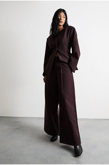 The Premium Wide Leg Tailored Trousers