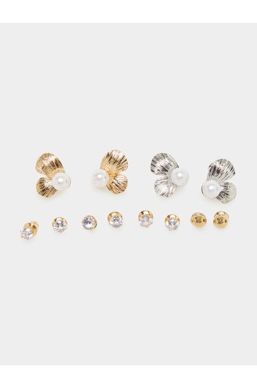 Pack of 6 - Embellished Stud Earring