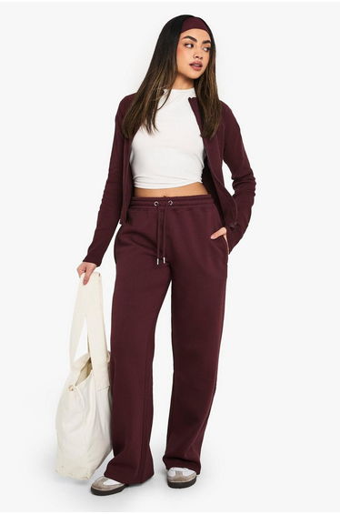 Straight Leg Jogger - chocolate