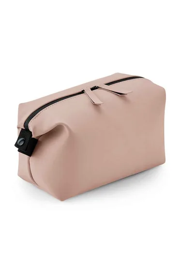 Bagbase Matte PU Toiletry Bag - Nude Pink