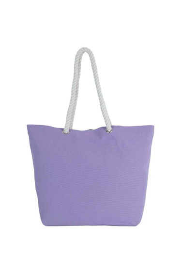 Kimood Washed Cotton Tote Bag - Light Purple