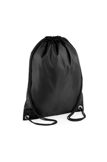 Bagbase Budget Drawstring Bag - Black