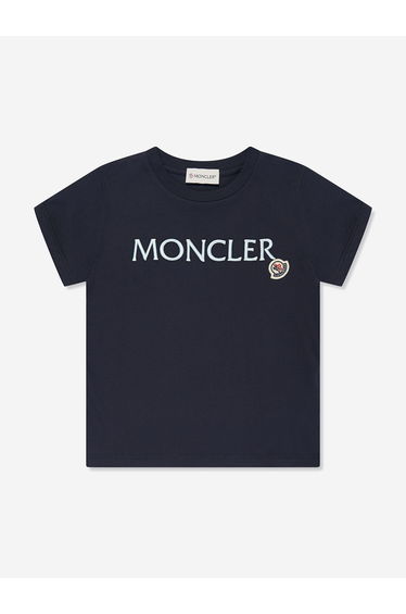 Girls Logo T-Shirt in Navy