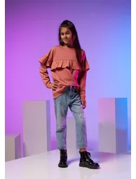 Laurel Ruffle Yolk Sweat