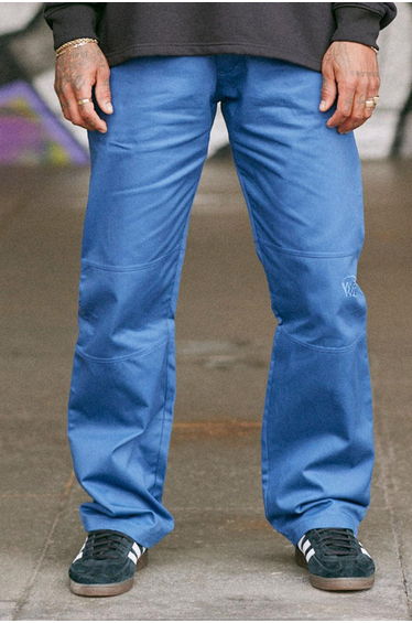 Fixed Waist Relaxed Fit Trouser - navy