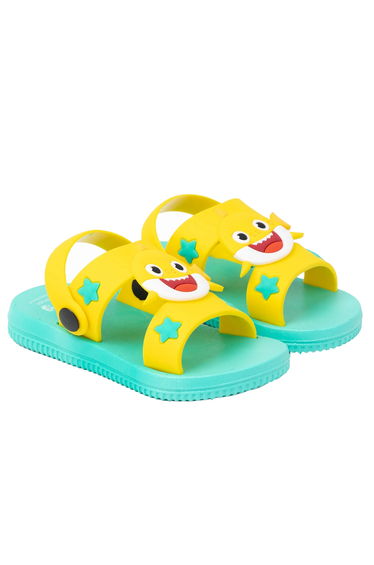 Baby Shark Childrens/Kids Sandals - Yellow/Blue