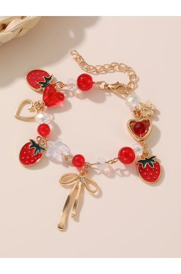 Strawberry Charm Bracelet