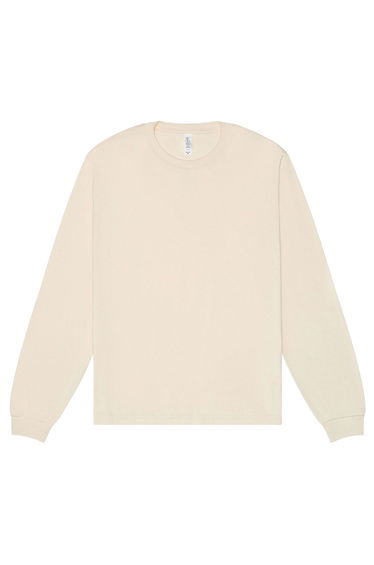 Bella + Canvas Adult Heavyweight Boxy Long-Sleeved T-Shirt - Natural