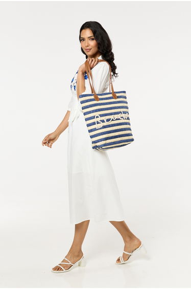 Beach Stripe Tote Bag