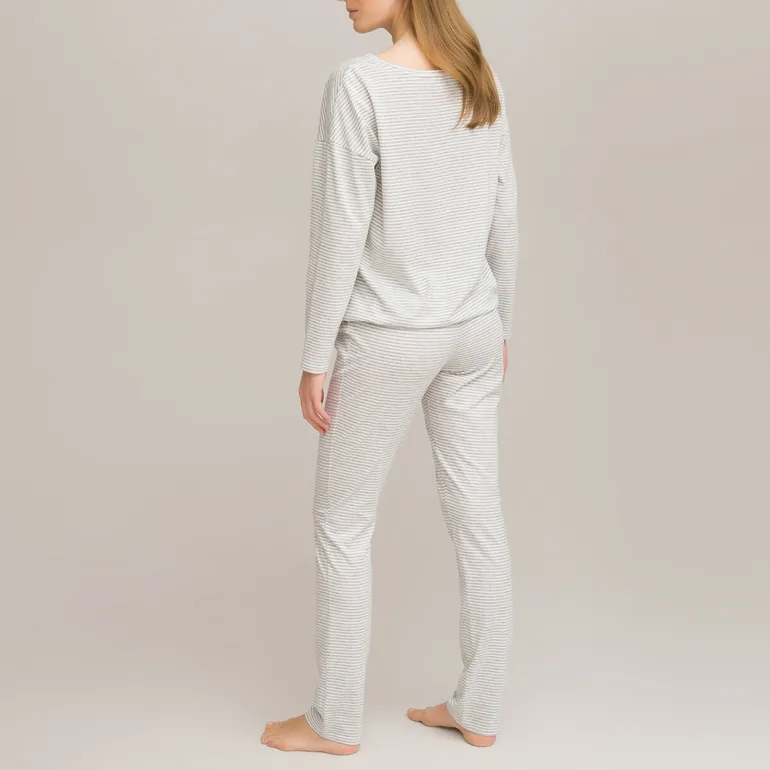 Striped Cotton Mix Pyjamas - 3