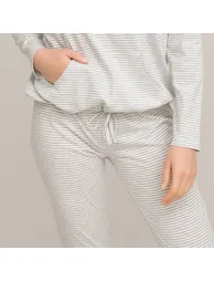 Striped Cotton Mix Pyjamas - 1