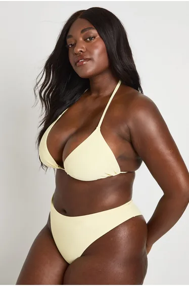 Plus Essentials Solid Brief - lemon