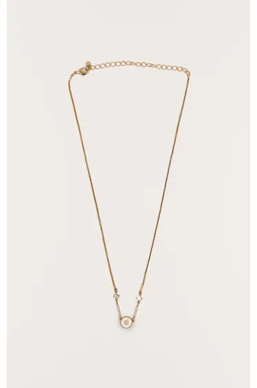 Gold Pearlescent Necklace