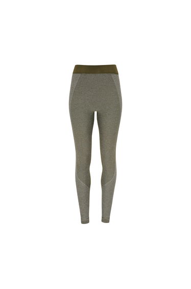 TriDri Womens/Ladies Seamless 3D Fit Multi Sport Sculpt Leggings - Olive