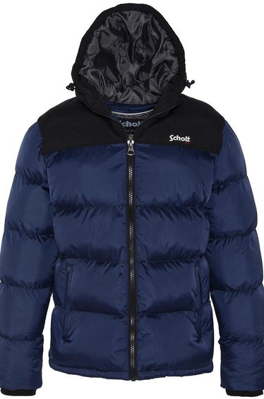 Utah 2 Padded Jacket in Two-Tone with Hood