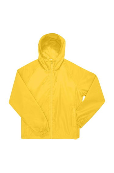 B&C Unisex Adult Windbreaker - Pop Yellow