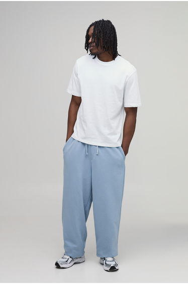 Tall Balloon Fit Loopback Joggers - washed blue