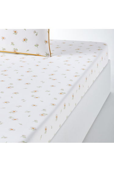 Paquita Washed Cotton Fitted Sheet