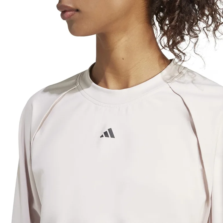 Women's adidas Power Hidden Racerback Overlay Cover Up in Pink - 7