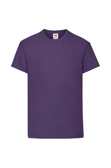 Fruit of the Loom Childrens/Kids Original Cotton T-Shirt - Purple
