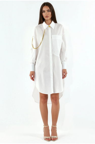 MSN Oversized Mini Shirt Dress
