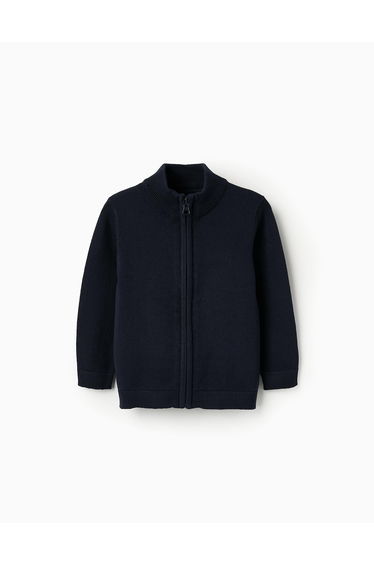 Cardigan for Baby Boys, Dark Blue
