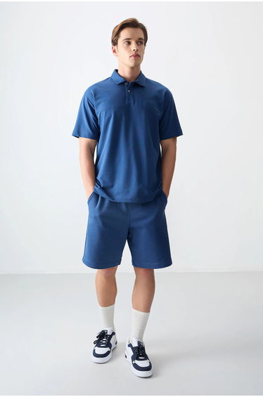 TOMMY Oversized Polo Collar T-Shirt