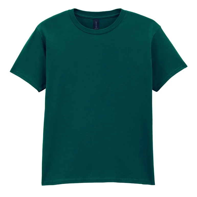 Gildan Childens/Kids SoftStyle Ringspun T-Shirt - Fan Marine Green